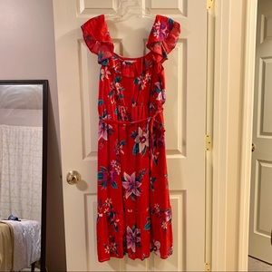 NWT Old Navy Flutter Sleeve Floral Dress